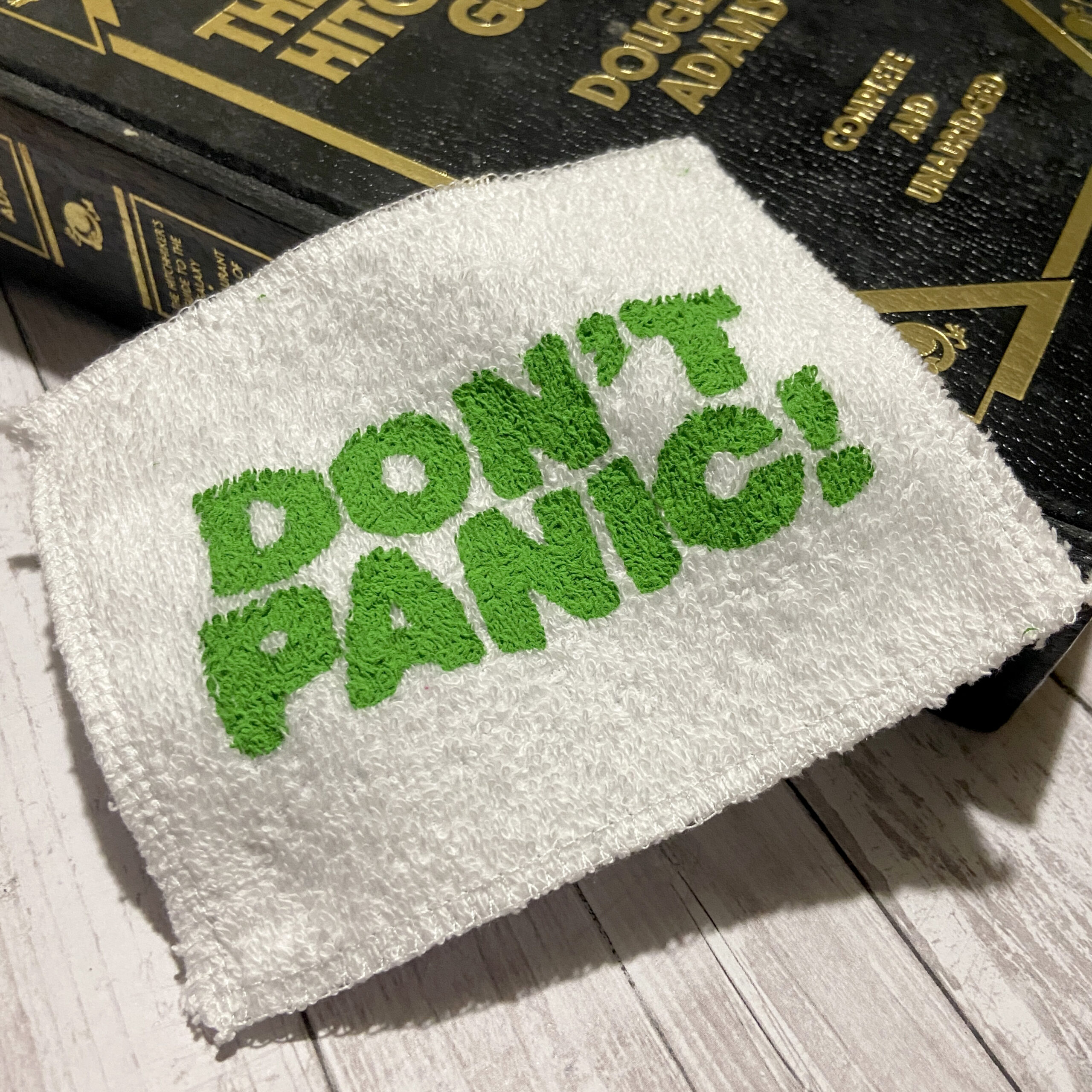 Don't Panic - Hitchhikers Guide | Greeting Card